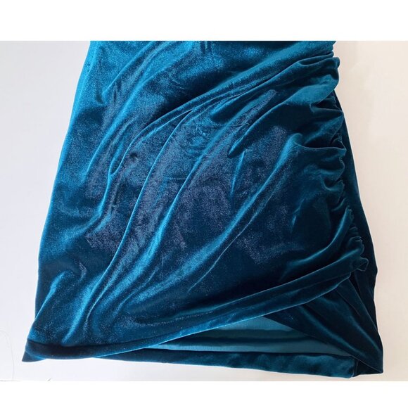 Alexandre Vauthier Velvet Mini Dress Emerald Green Size FR 40/ US 8 Holiday - Picture 5 of 7